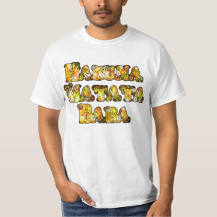 T-shirt Hakuna Matata Baba Cadeau Cool Tee - shirts Vintag