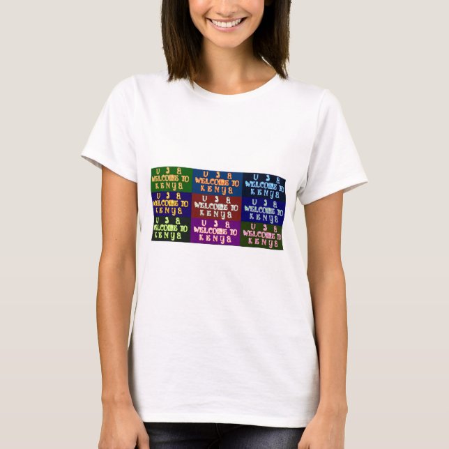 T-shirt Hakuna Matata Bienvenue au Kenya.png (Devant)