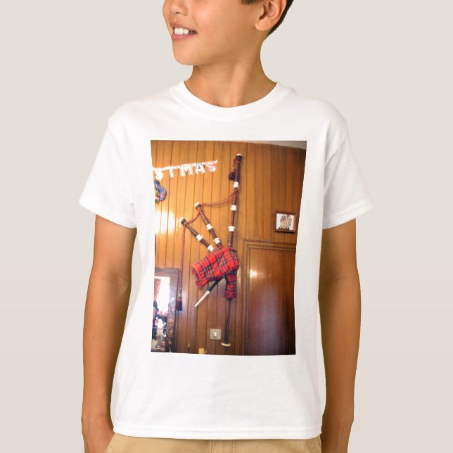 T-shirt Hakuna Matata Scotland Dons de cornemuse musicale. (Devant)