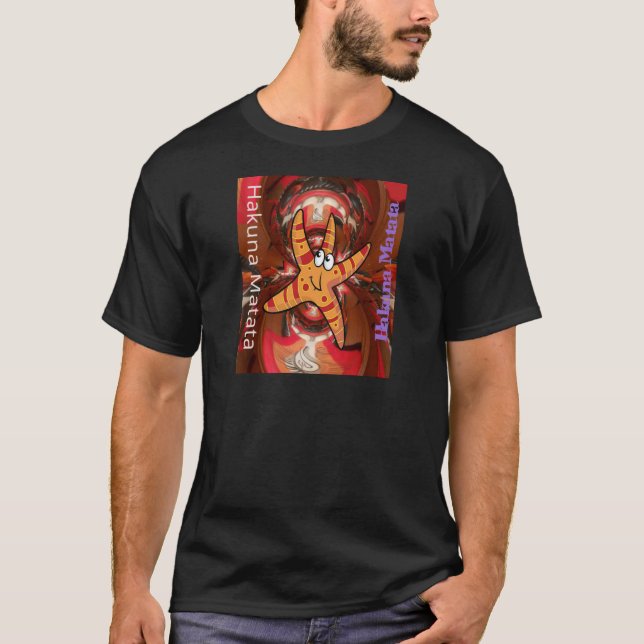T-shirt Hakuna Matata Starfish Design (Devant)