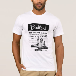 T-shirt Hal Jackson à Birdland B'way à la 52e (wht)