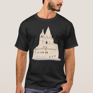 T-shirt HalÃ¡szbÃ¡stya Bastion des PÃªcheurs Budapest