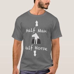 T-shirt Half Man Half Horse Drôle garçon
