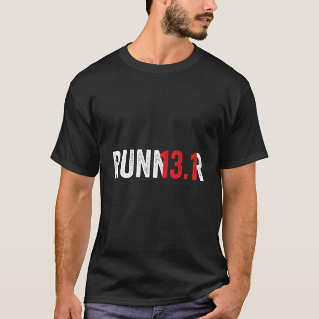 T-shirt Half Marathon Running Runner Runner 131 (Devant)