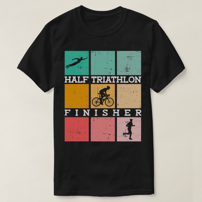 T-shirt Half Triathlon Finisher Half Triathlon Entraînemen (Design devant)