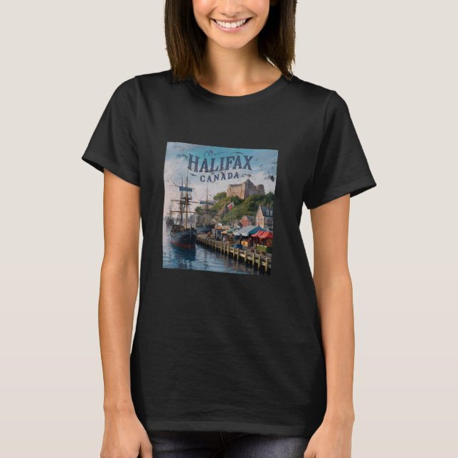 T-shirt Halifax, Canada (Devant)