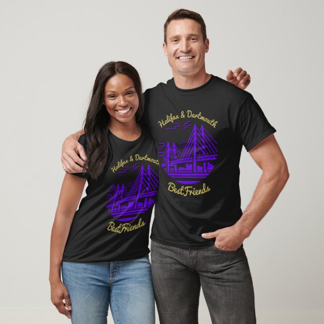 T-shirt Halifax et Dartmouth Bestfriends Nouvelle-Écosse (Unisexe)