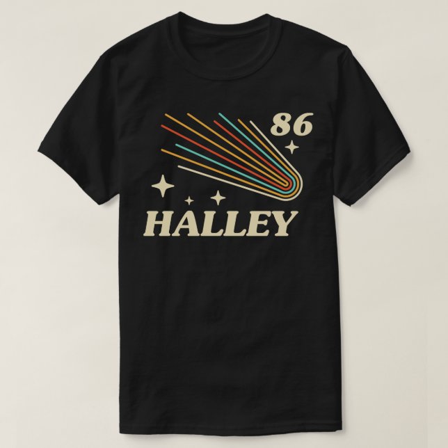 T-shirt Halley 86 pour les amateurs d'espace (Design devant)