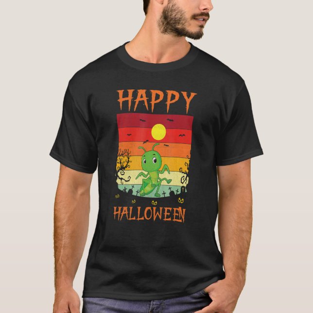 T-shirt Hallo Halloween Retro Costume de jumelage de saute (Devant)