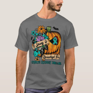 T-shirt Hallowee rétro de sensibilisation aux maladies du