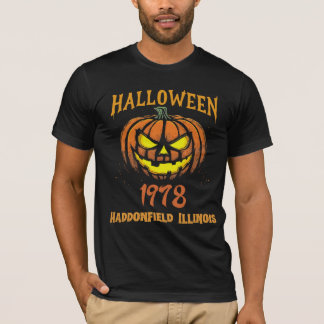 T-shirt Halloween 1978 Vacances Éffrayant Myers Citrouille