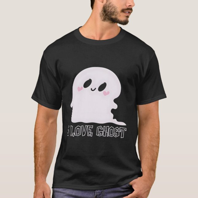 T-shirt Halloween 2020 Trick Ou Treat I Love Ghosts Ghouls (Devant)