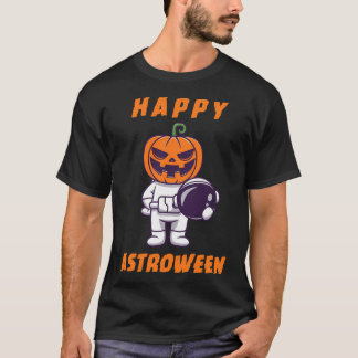 T-shirt Halloween 2021 Happy Astroween Funny Astronaut Cos