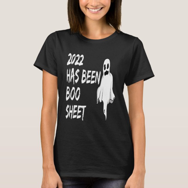 T-shirt Halloween 2022 Ghost 2022 A Été Boo Sheet Cos (Devant)