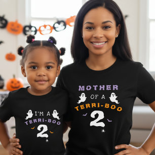 T-shirt Halloween 2ème anniversaire Terri-Boo Twos Ghost M