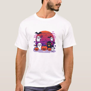 T-shirt Halloween 8 bits – Pixel Hanté