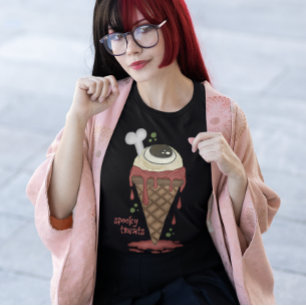 T-shirt Halloween à la crème glacée déplaisante