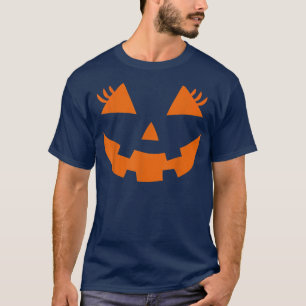 T-shirt Halloween à la tête de Citrouille sculpté de Jack-