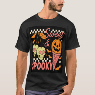 T-shirt Halloween adorable sucré et effrayant