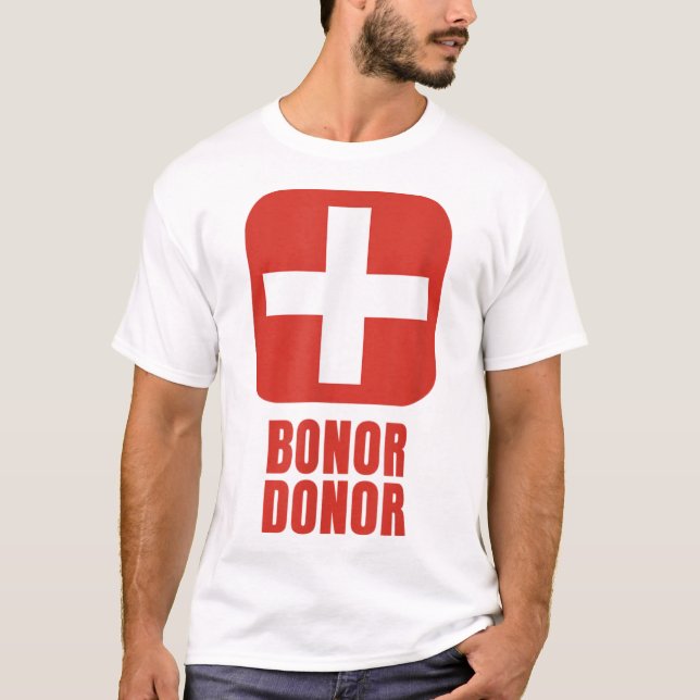 T-shirt Halloween amusant et donateur (Devant)