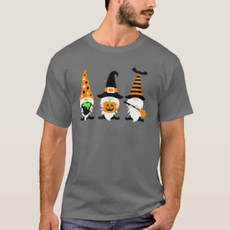 T-shirt Halloween amusant Gnomes Citrouille Halloween