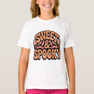 T-shirt Halloween Bonbons Enfants Spooky Sucrés