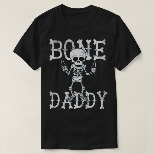 T-shirt Halloween Bone Daddy (Design devant)