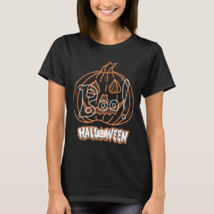 T-shirt Halloween Boo Citrouille Unisex