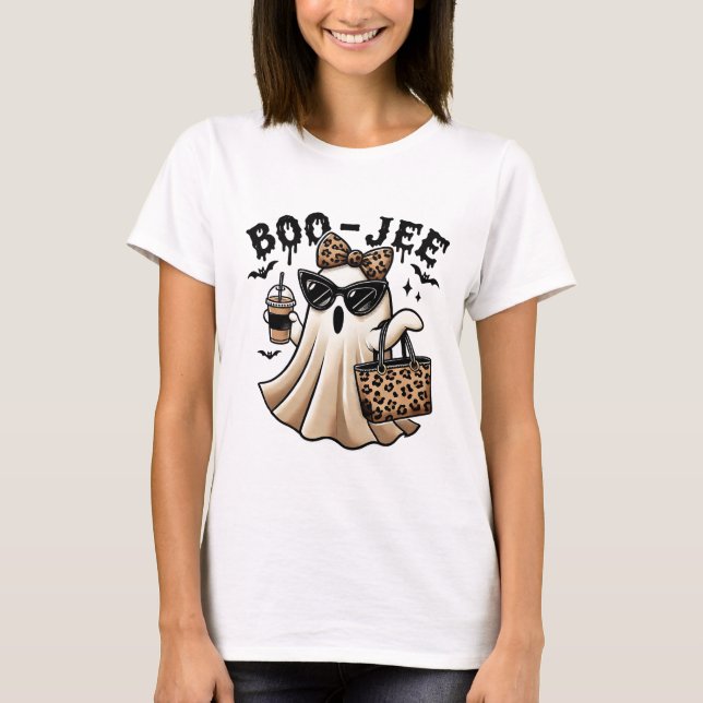 T-shirt Halloween Boo-Jee Ghost Loepart Imprimer (Devant)