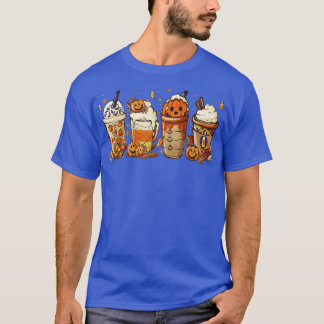 T-shirt Halloween Café Citrouille Latte Spice Café Automne