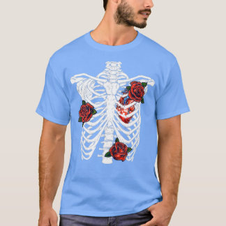 T-shirt Halloween Cage Rib Skeleton Jour Du 2