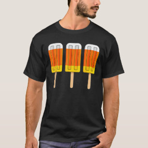 T-shirt Halloween Candy Corn Funny Ice Cream Popsicles