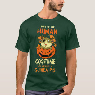 T-shirt Halloween C'est mon costume humain Je suis vraimen