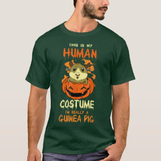 T-shirt Halloween C'est mon costume humain Je suis vraimen