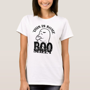 T-shirt Halloween C'Est Une Feuille De Boite, Fantôme Drôl