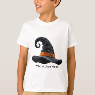 T-shirt Halloween chapeau de sorcière mignon et ef