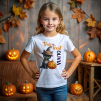 Halloween chat noir Jack-o'-lantern tour ou réglez