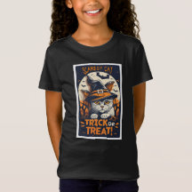 T-shirt Halloween Chat Scaredy