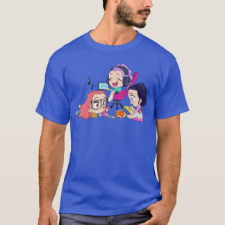 T-shirt Halloween Chibi Huntri Chillin at Home friends