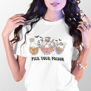 T-SHIRT HALLOWEEN CHOISISSEZ VOTRE POTION MAGIQUE WITCHC