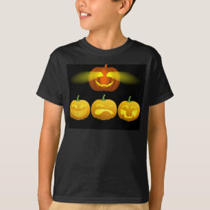 T-shirt Halloween Citrouille effrayant.