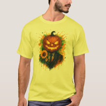 Halloween Citrouille Head aquarelle Art