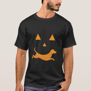 T-shirt Halloween Citrouille Labrador Retriever Jack o lan