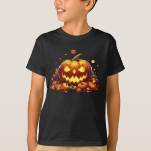 T-shirt Halloween Citrouille Party Yellow Magie
