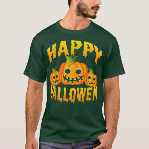 T-shirt Halloween Citrouilles Mignonnes Garçons Filles Enf