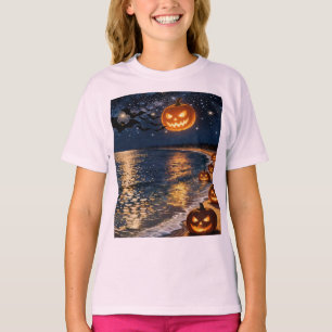 T-shirt Halloween Clair de Lune sur la Plage