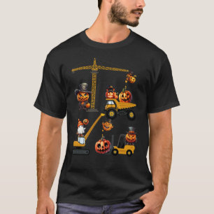 T-shirt Halloween Construction Funny Kids Boys Halloween