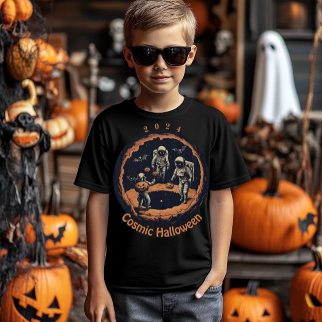 T-shirt Halloween cosmique Éffrayant 2024 sur mesure (Créateur téléchargé)