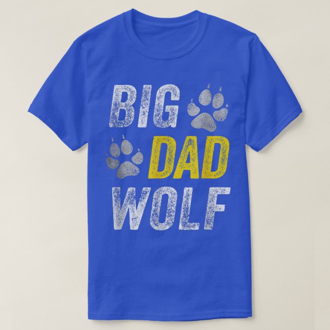 T-shirt Halloween Costume Dad Funny Big Dad Wolf  (Design devant)