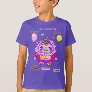 T-shirt Halloween Costume Party Monstres éffrayant fun Dan
